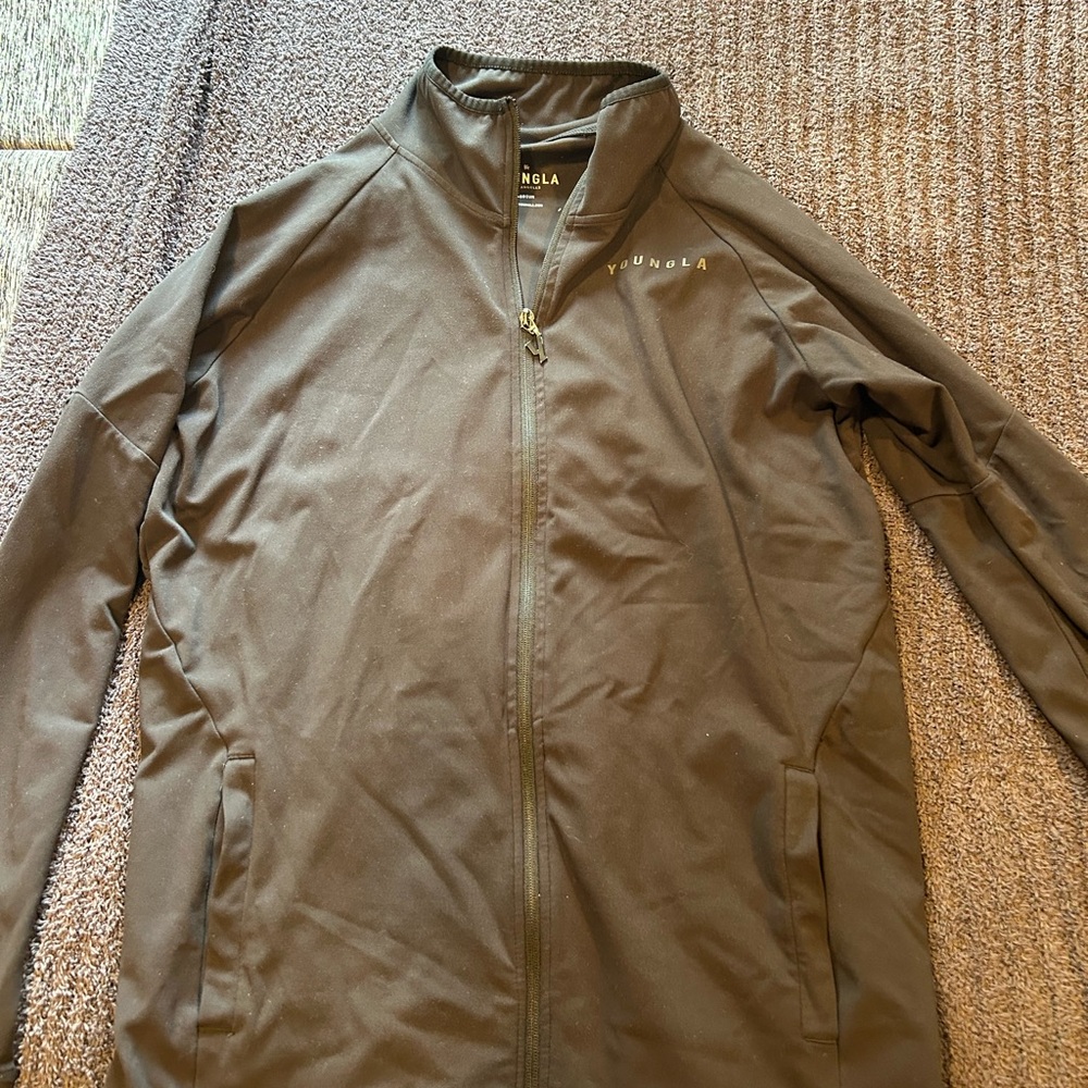 YoungLA Men's Dark Brown Lightweight Jacket
